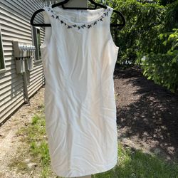 Old Navy Cream Neck Floral Dress