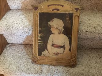 Vintage picture of young girl