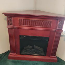 Beautiful Corner Electric Fireplace 