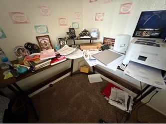 L-shaped desk