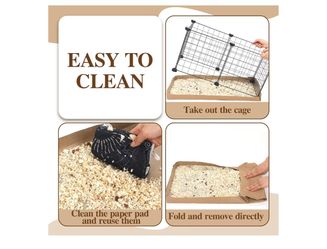 2 Guinea pig cage liners