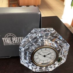 Waterford Crystal Octagonal Clock