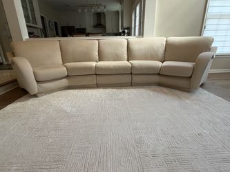 5 Seat Curved Sectional Sofa