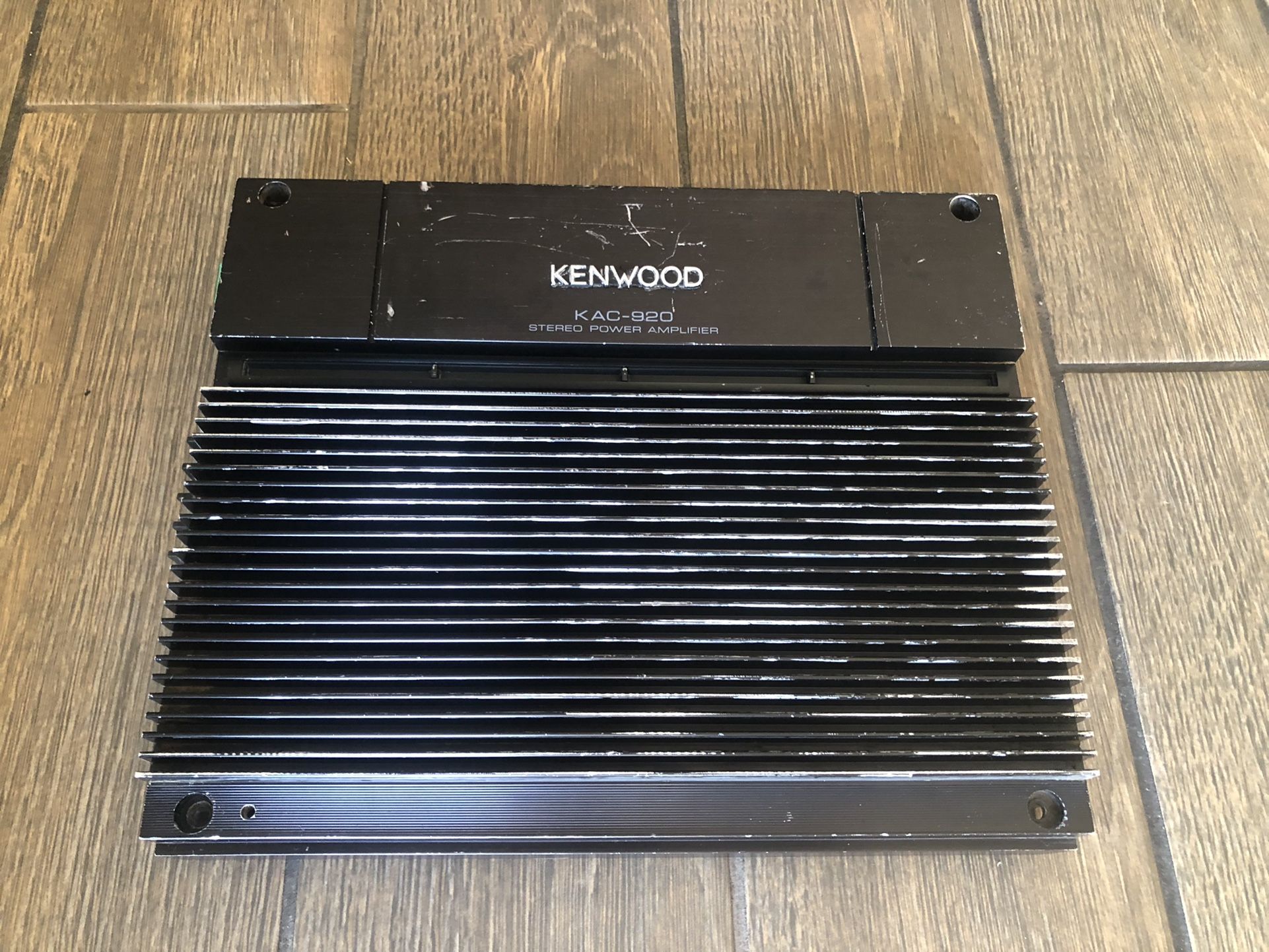 Rare Old School Car Amplifier Kenwood 920 Two Channel No Power Plug Needs Harness Vintage Stereo Power Amplifier Ampli Amplificador Bocinas
