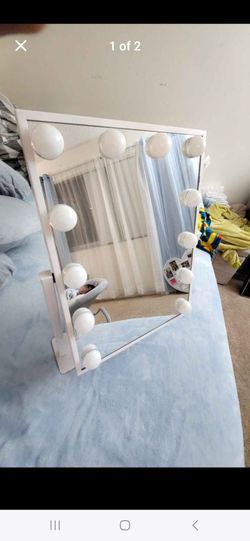 Touch vanity mirror