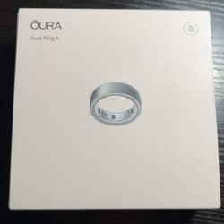 Oura Ring 4 | Size 8 | Brushed Silver