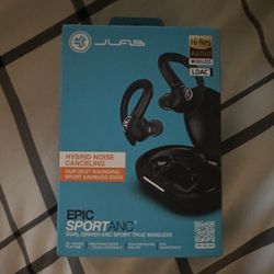 JLab Epic Sport ANC 3 – Brand New, Sealed