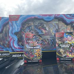 Chaos Rising And perfect order Pokémon cards