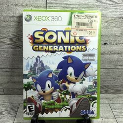 Sonic Generations Xbox 360 Video Game