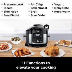 REDUCED… NEW Ninja Foodi 11-in-1 Pro Pressure Cooker & Air Fryer