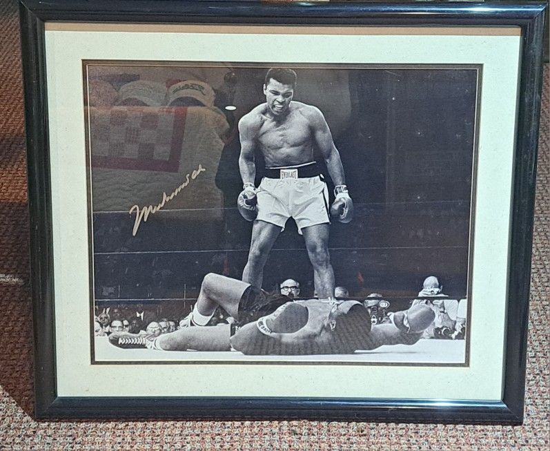 Muhammad Ali Autographed 26"x22" Framed Picture