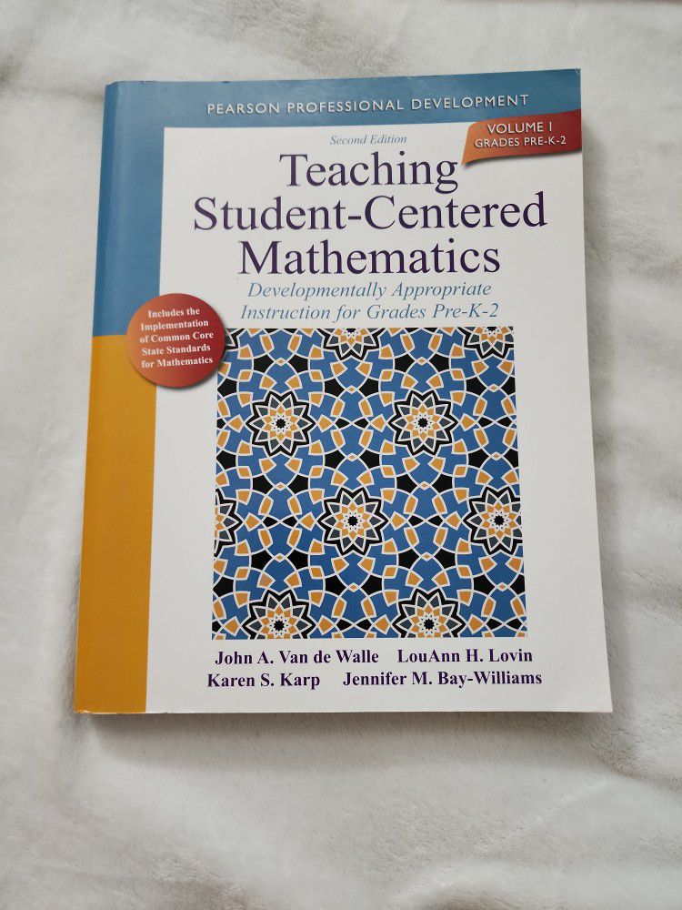 Teaching Student-Centered Mathematics Grades Pre-K - 2