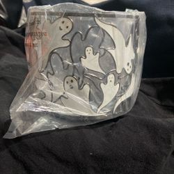 Bath & Body Works 3-Wick Candle Sleeve Holder GLOW-IN-TH-DARK DANCING GHOSTS