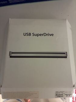 Apple USB SuperDrive A1379 External CD/DVD Drive with Original Box