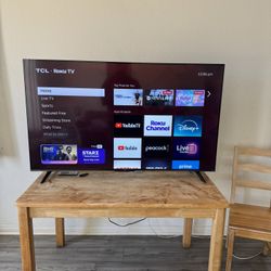 TCL 55” Class S4 (55S451) 4K UHD HDR Smart TV with Roku TV