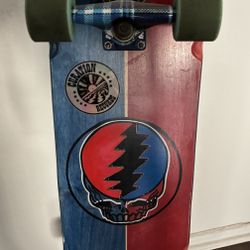 Handmade And Hand-Painted Grateful Dead Skateboard