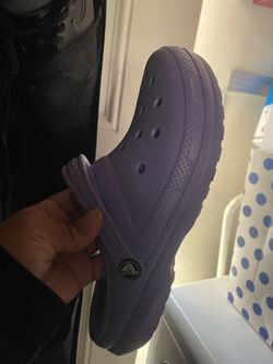 Purple Crocs