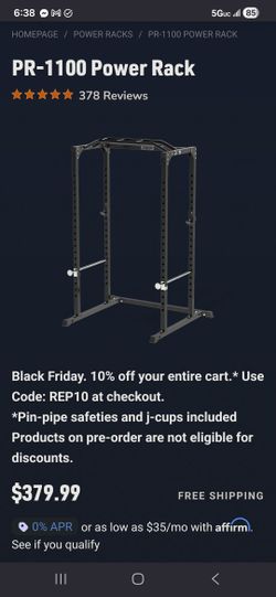 Rep Fitness PR-1100 Power Rack 