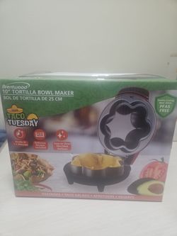 Tortilla bowl maker
