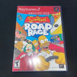 Sony PlayStation 2 The Simpsons Road Rage CIB With Registration Card