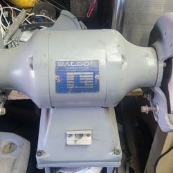 8" Baldor Bench Grinder On Stand