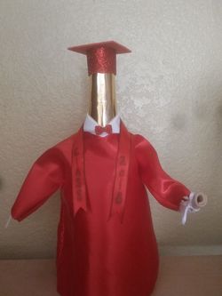 Botellas decoradas para graduación