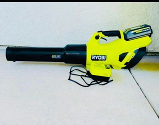 RYOBI 40V HP Brushless Whisper Series 160 MPH 730 CFM Leaf Blower + 4.0 Battery & Fast Charger New !