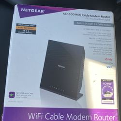 Netgear AC 1600 WiFi Cable Modem Router