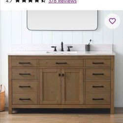 Brand New 60 Inch Bathroom Vanity