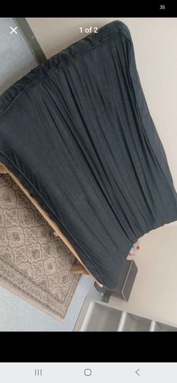 Dark Gray Fitted futon