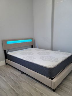 NEW FULL-SIZE MATTRESS AND BOX SPRING - 2PC