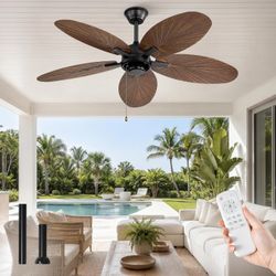 Ceiling Fans Tropical Style with Remote