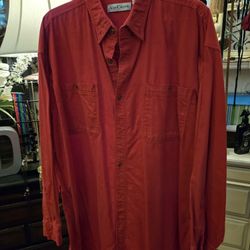 MT # 1003 MEN'S XL  ASH CREEK TRADING RED FLANNEL SHIRT