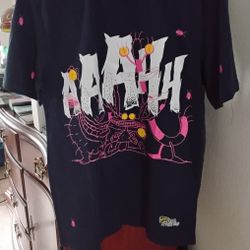 AHHH!! REAL MONSTERS 2023 LARGE Nickelodeon Shirt NWT Double Sided Halloween Costume L