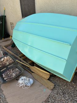 Custom Made 8’ Wood Boat