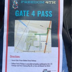 Freedom Fourth Gate Pass 