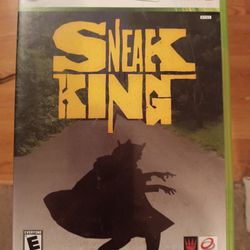 X-BOX{SNEAK KING}video gaming disc