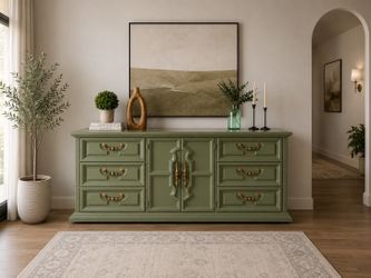 Beautiful Sage Green Buffet /Sideboard