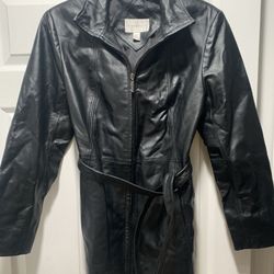Woman’s leather jacket size medium