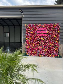 Flower wall backdrops