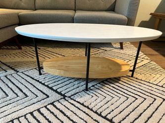 36” Oval coffee table