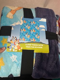 Bluey throw blanket