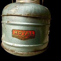 Vintage Metal Heavy Water Cooler Thermos 