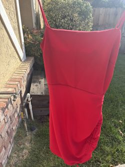 Simple Red Dress