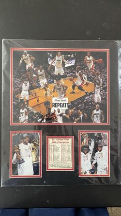 2013 Miami Heat Championship NBA Poster