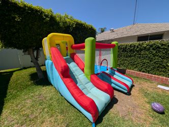 Bestway Inflatable Bounce House with Slide – Kids Backyard Bouncer