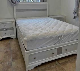 New 4pc bedroom set in box buy now pay later $39 down no credit needed
