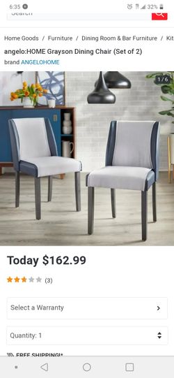 Dining table & 2 chair set