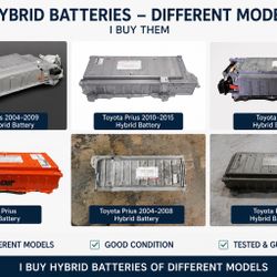 Paying cash for hybrid batteries