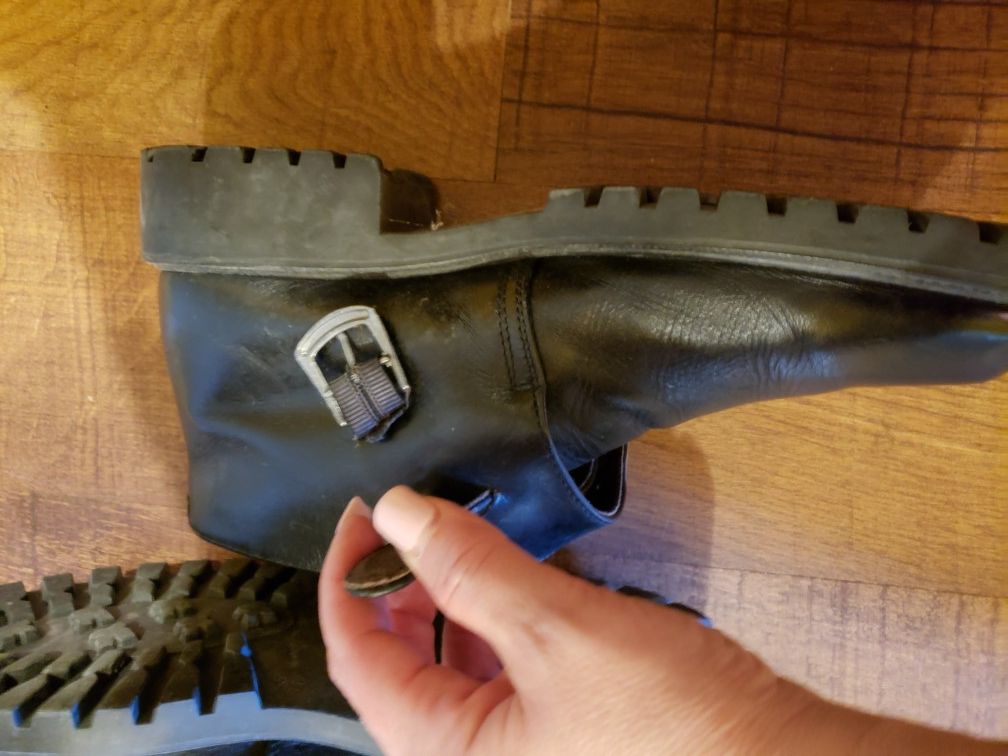 Aldo leather mens boots size 10